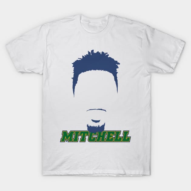 Donovan Mitchell Utah Silhouette T-Shirt by MASTER_SHAOLIN
